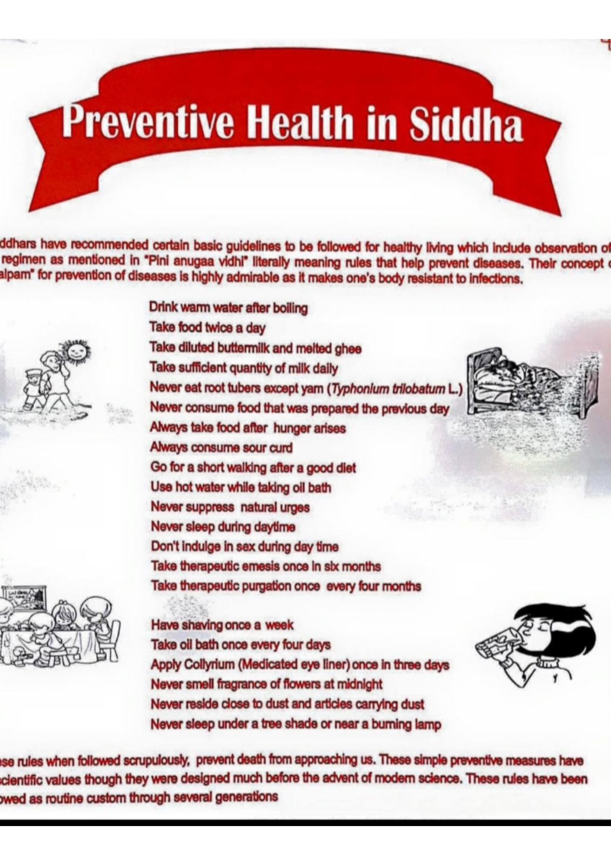 Preventive Health in Siddha poster